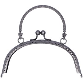 Purse Clasp Frame, Excellent High‑Quality Purse Handle Attractive for Bag Making(Gun B01-028—00508)