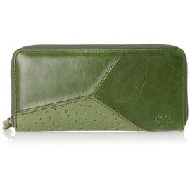Nadaya No. 80262 Shuhei Nomura Head House Shuhei Nomura Yayoi Wallet, Long Wallet, Round Zipper, Men's, Women's, Large Capacity, Cowhide Leather, Genuine Leather, Lightweight, Feng Shui Gold