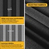 100% Blackout Accordion Room Divider Curtains - with Flexible Ceiling