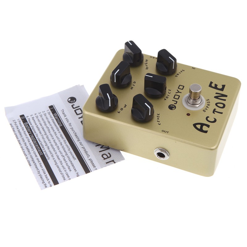 JOYO JF-13 AC Tone Vox Amp Simulator Guitar Effect Pedal