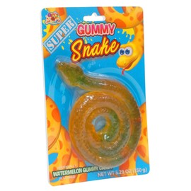 Albert's Super Snake Watermelon Flavored Gummy Candy, 5.29 Ounce Blister Pack