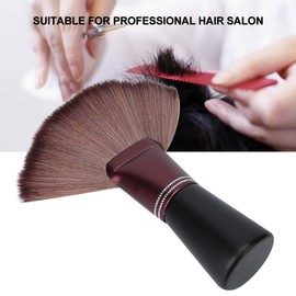 Barber Brush Neck Duster, Neck Duster Fan Shape Soft Hairdressing Hair Cutting Broken Hair Sweep Brush Neck Sweep Tool Barber Neck Duster Brush(Shredded hair brush)
