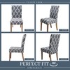 SPRINGRICO Chair Covers for Dining Room Set of 4, Stretch
