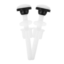 TEHAUX 1 Pair Toilet Bolts Screws Set Pom Toilet Tank Accessories for Easy Installation Durable Replacement Kit Home Restaurant Office School
