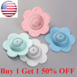 Unbranded Bathroom Drain Hair Catcher Bathtub Stopper Plug Sink Strainer Filter Shower - Green