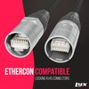 LyxPro 10 Feet Shielded CAT6 Ethercon Cable - Professional Audio