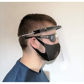 Visor with 3 interchangeable clear visors included