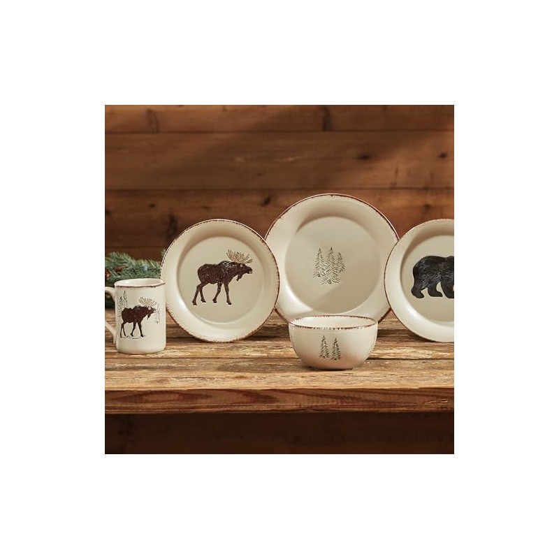 Park Designs Rustic Retreat Dinner Plates Set of 4