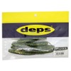deps Worm Death Adder 4" Smoke P/Blue & Gold #24