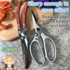 2 PCS Kitchen Scissors, Heavy Duty Sharp Kitchen Shears Set,