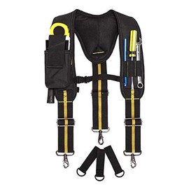 Y-Shaped Tool Belt, Multifunctional Heavy Duty Tooling Harness Tool Belt Suspender Multi-Pockets Electrician Work Tool Suspension Rig, Helper For Carpenters, Plumbers