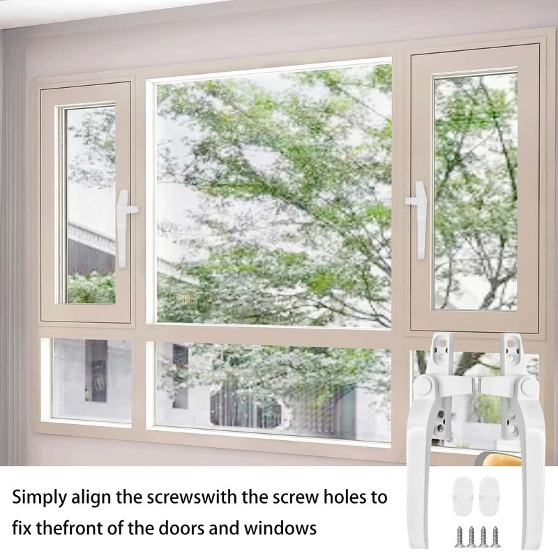 2-Pack Window Handle – Universal Window Handles for UPVC Windows,