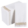 FOCUSLINE 200 Linen Feel Disposable Bathroom Napkins, Soft and Absorbent