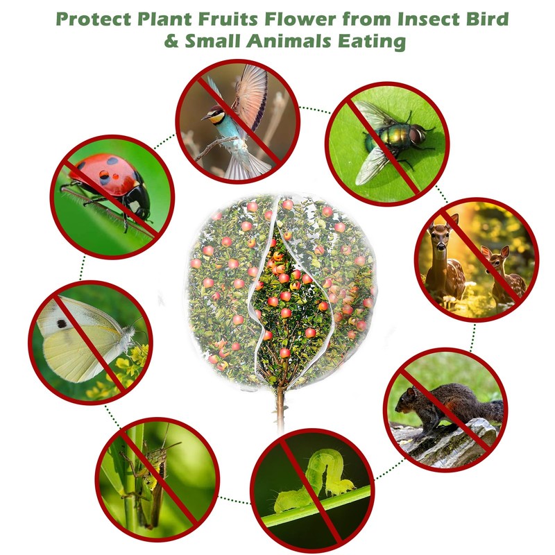 10 x 10ft Extra Large Fruits Tree Netting, Garden Mesh