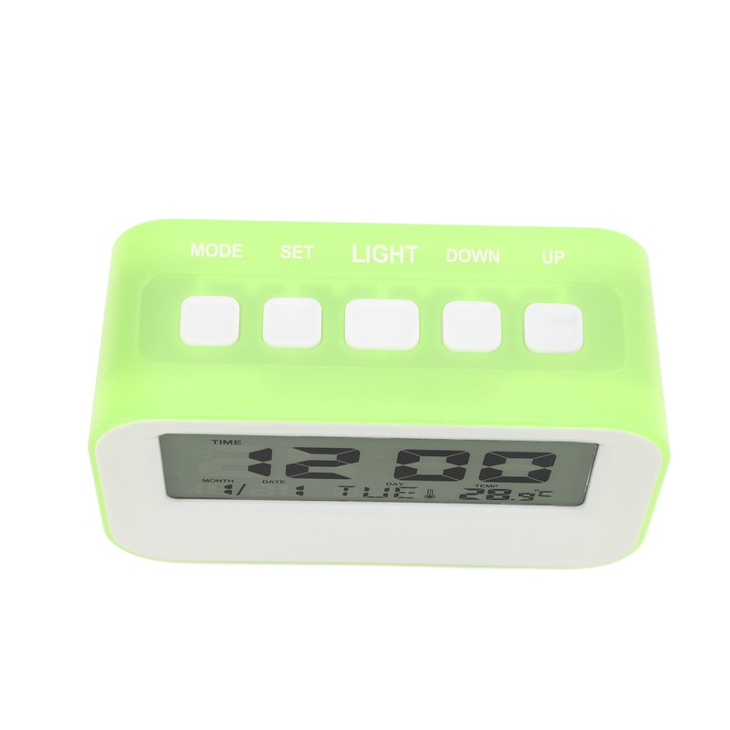 LCD Kids Alarm Clock Backlight Musical Alarms Countdown Timer Function