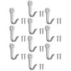 Fuxxer® 10 x Classic Coat Hooks Iron Hooks for Kitchen