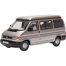 Oxford Diecast Vw T4 Westfalia Camper Silver Grey