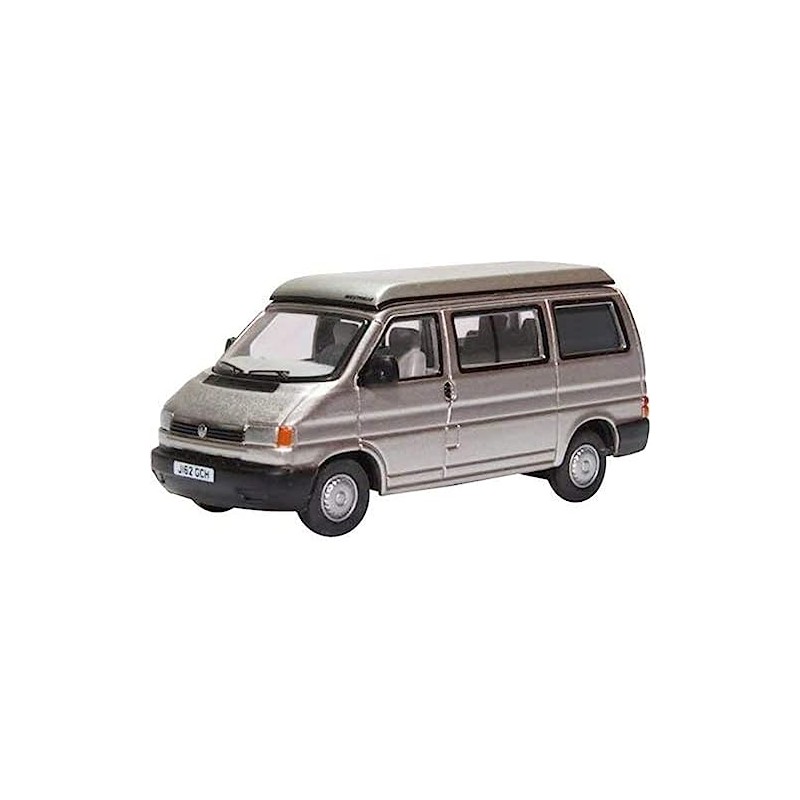 Oxford Diecast Vw T4 Westfalia Camper Silver Grey