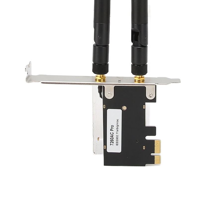 7260AC Pro PCIE WiFi Card, PCIe Network Card with 2.4GHz