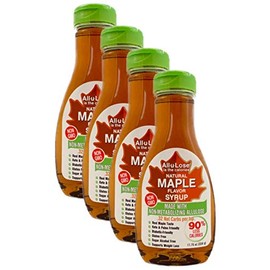 Maple Syrup All-u-Lose, Natural, Non-GMO, Low Carbs & Calories made with Allulose (4 Pack)