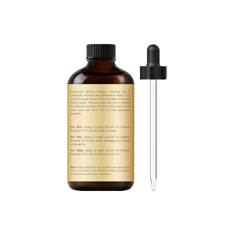 Handcraft Blends Aceite de Rosa Mosqueta Orgánico - 1 Fl