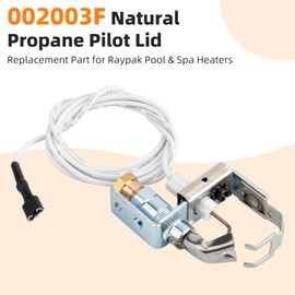 YXYYXY 002003F Natural & Propane Pilot Lid Assembly for Raypak Pool & Spa Heater, Replacement Part Fit 106A 206A 266A 336A 406A 405B R403 RP2100 R156A, Replaces Q3451B1103 Q3451B1178 Q3451B1186