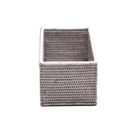 DaiDo BRONX GB449 Rattan CD Size Basket, White