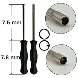 YGQ Carburettor Adjustment Tool for Husqvarna Poulan Craftsman Echo Weed Eater Thread Trimmer Chainsaw Leaf Blower and 2-Stroke Motor Carburetor Screwdriver (21 Teeth Spline+Pac Man)