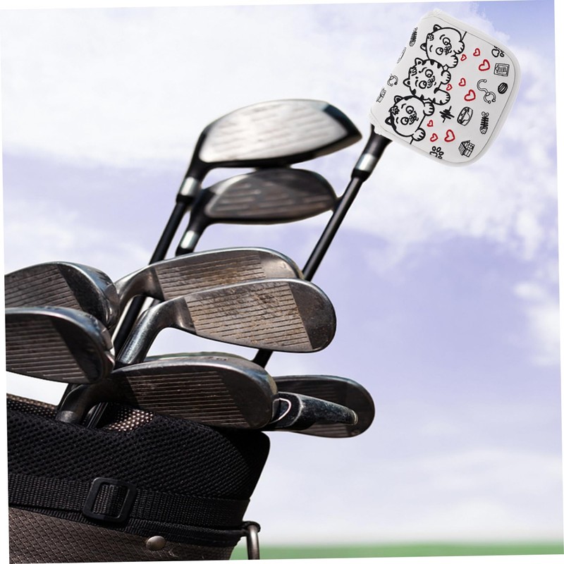 BESPORTBLE Funny Mallet Putter Cover Cat Pattern Club Protector Golf