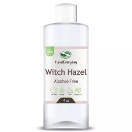 HalalEveryDay Witch Hazel Toner (Alcohol-Free) - 100% Pure Natural Facial Cleanser Oil Bulk - 1 Gallon / 8 lbs.