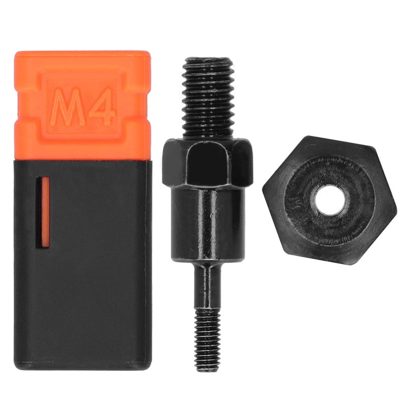 Rivet Nut Tool Tip, M4 Alloy Steel Replacement Mandrel and