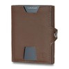 Lederhand Neo Wallet, dark brown, Mini coin compartment