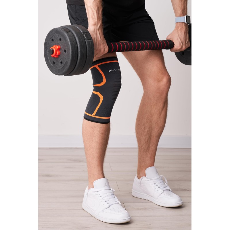 SMART THNGZ - Kniebandage Männer Damen (2er-Pack) - Sport Kniebandagen