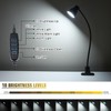 CeSunlight Clamp Desk Lamp, Clip on Reading Light, 3000K-6500K Adjustable