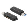 Delock SuperSpeed USB Card Reader for SD/Micro SD/MS Memory Cards
