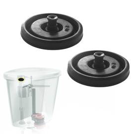(2 Pack) Toilet Fill Valve Seal Compatible with Kohler 83143 & Fluidmaster 400A - Black Replacement Diaphragm Washer - Replaces Part 242, 747
