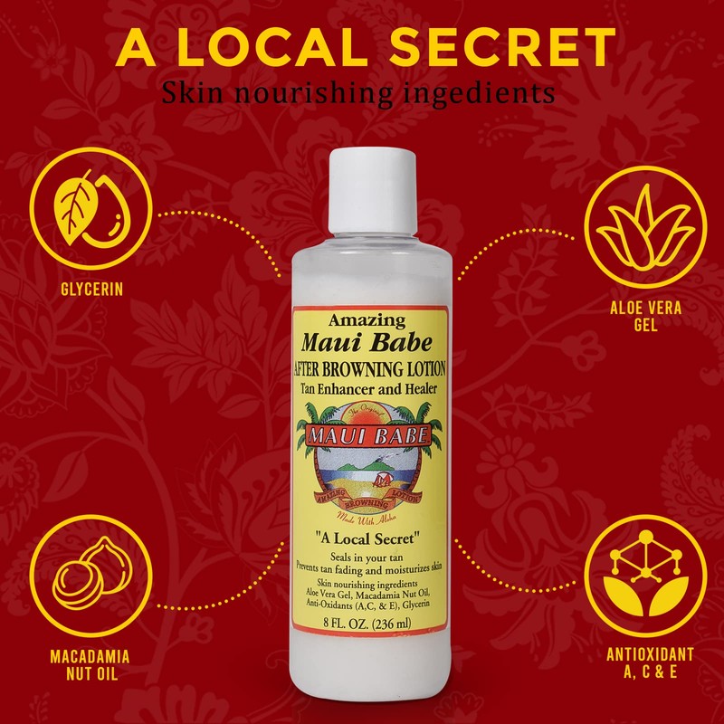 Maui Babe After Browning Lotion, Tan Enhancer & Healer -
