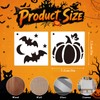 SRIZIAN 72PCS Halloween Stencils for Painting Reusable