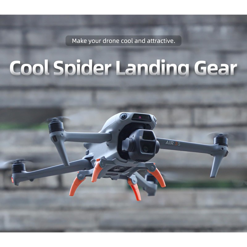 Taoricup DJI Air 3S Landing Gear Folding Extension Leg Height