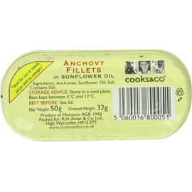 Cooks & Co Anchovy Fillets 50gm x 20