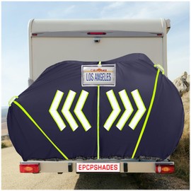 EPCPSHADES Bike Cover for Transport on Rack, Outdoor 2 Bicycle Covers Storage, 600D Oxford Bicycle Cover Waterproof, Dust, Windproof, Rain, UV.