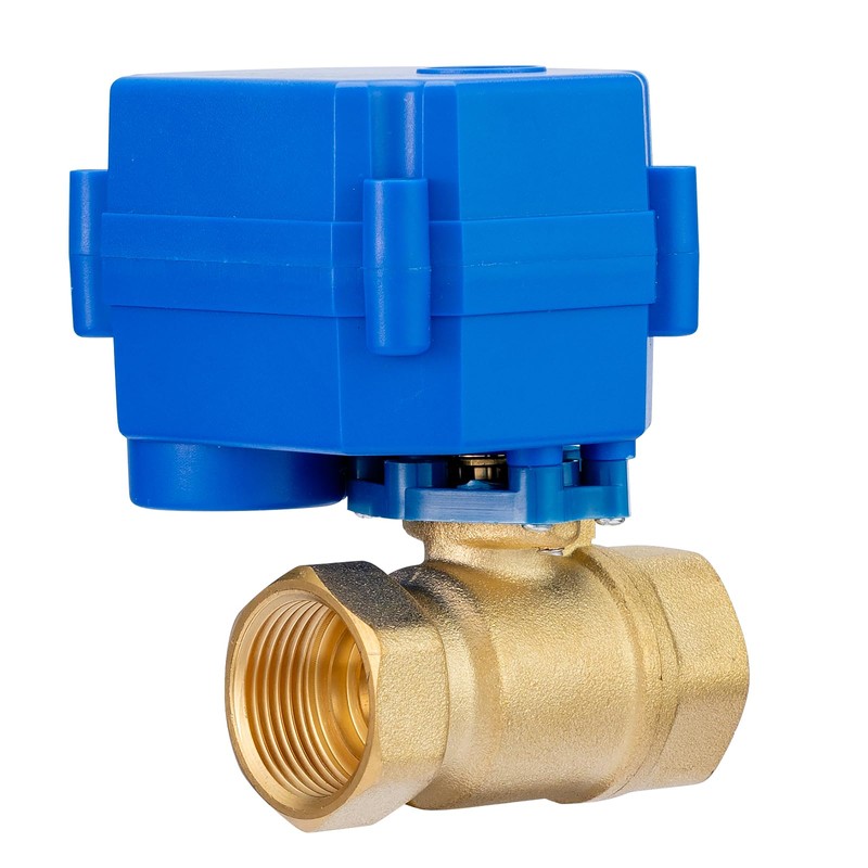 1" Motorized Ball Valve Brass Ball Valve with Standard Port,