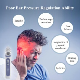 Ear Pressure Reliever, Balances Ear Pressure,Relieve Ear Discomfort Caused by Flying and Diving,Eustachian Ear Unclogger-B01
