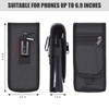 KATOLK Dual Phone Holster, Large Smartphone Pouch, Belt Clip Tool
