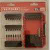 CRAFTSMAN CMAF1333 IMPACT-RATED 33-Piece Impact Driver Bit Set New!
