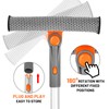eazer Professional Window Squeegee, 2-in-1 Rotatable Squeegee for Window Cleaning