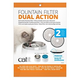 Catit Cat Water Fountain Filter, Stainless Steel, White, 1 Pack