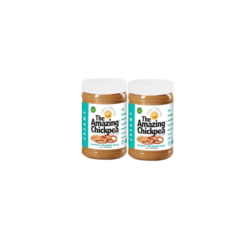Creamy Chickpea Butter Spread No Added Sugar 2 Pk (16