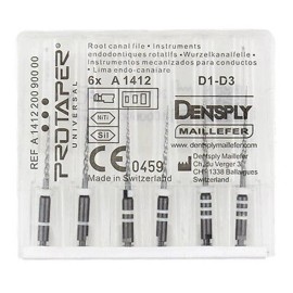 Dentsply ProTaper Universal Rotary Retreatment Files D1,D2,D3,D1-D3 Pack Of 6 - D2