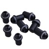 TCMT 8pcs Black Universal Windscreen Screws Kits M5 5mm Bolts